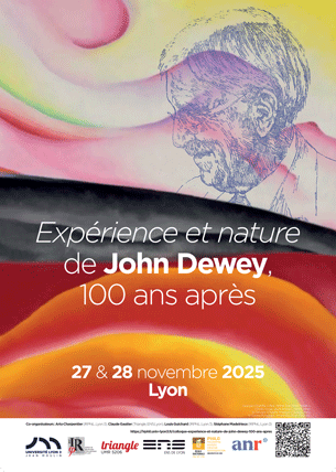 Affiche - Expérience et nature chez John Dewey
