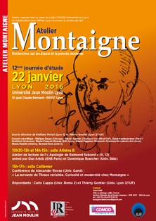 affiche montaigne 22 janvier