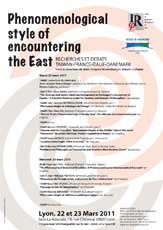 Phenomenological style of encountering the East